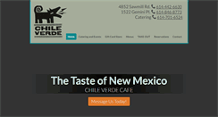 Desktop Screenshot of chileverdecafe.com